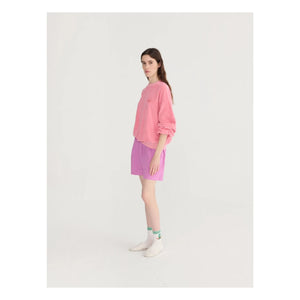 Bobo Choses - Lila Baumwoll-Seersucker Plissierter Short