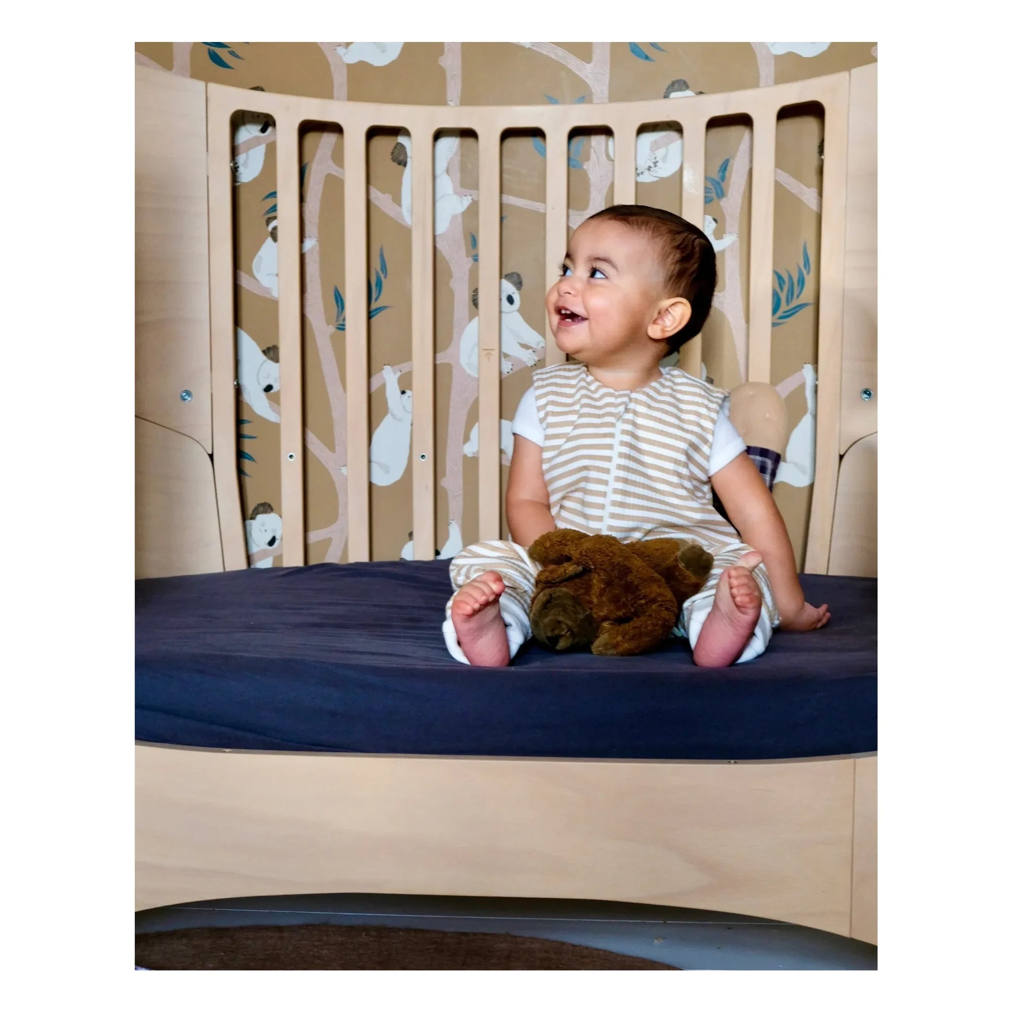 Tante Reine - Organic cotton footed lightweight sleep sack | Honey