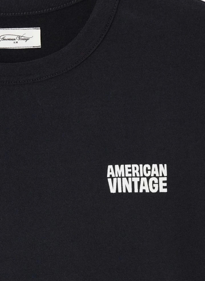 American Vintage - Ykobow Tişört | Siyah