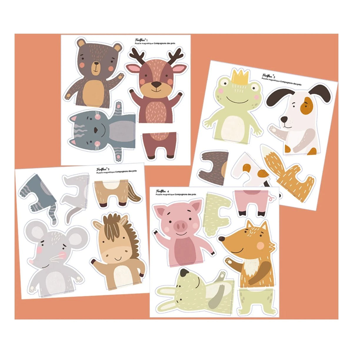 Ferflex - Compagnons des prés manyetik puzzle