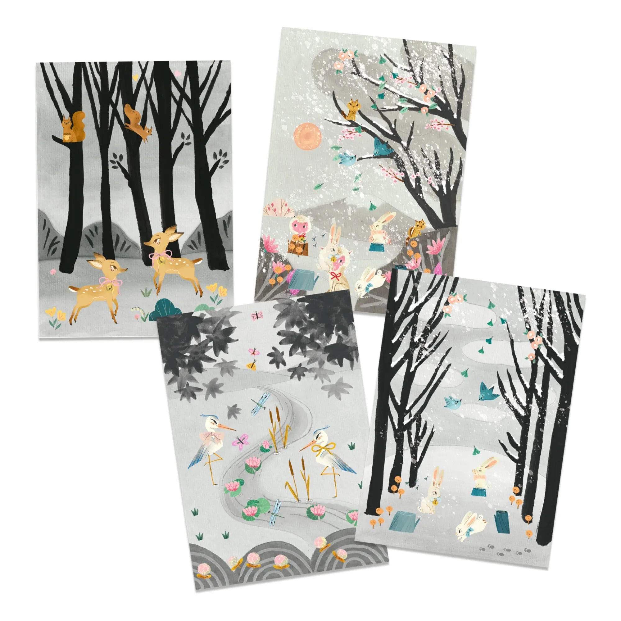 Djeco - Snow Scene Activity Set