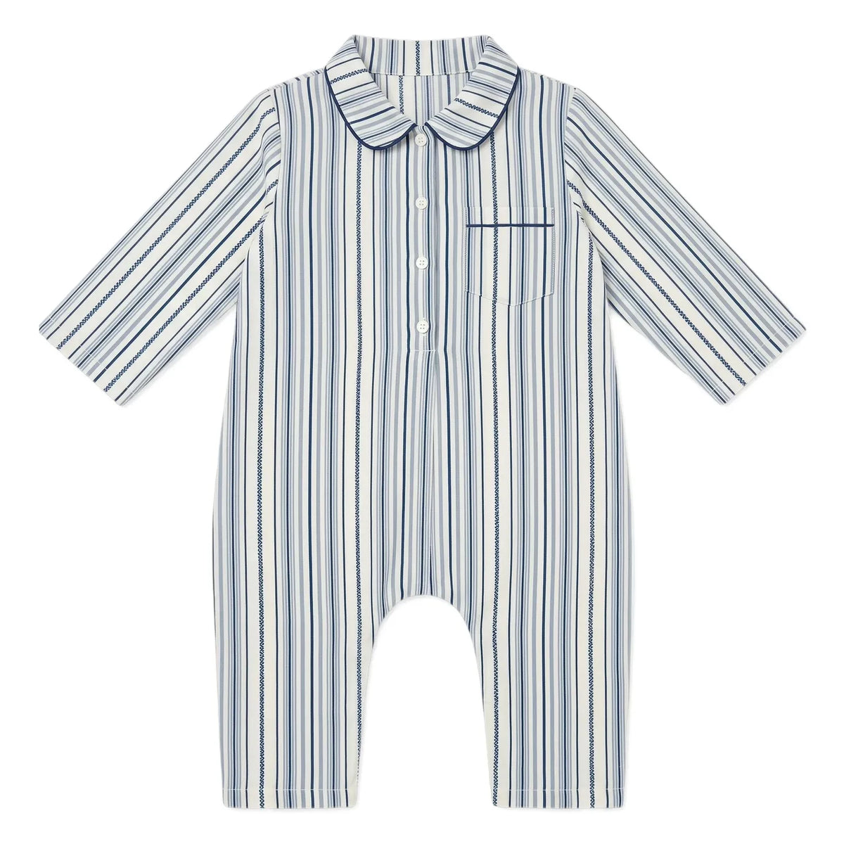 Editions Aimable - Balthazar tulum | Azure Çizgili Poplin