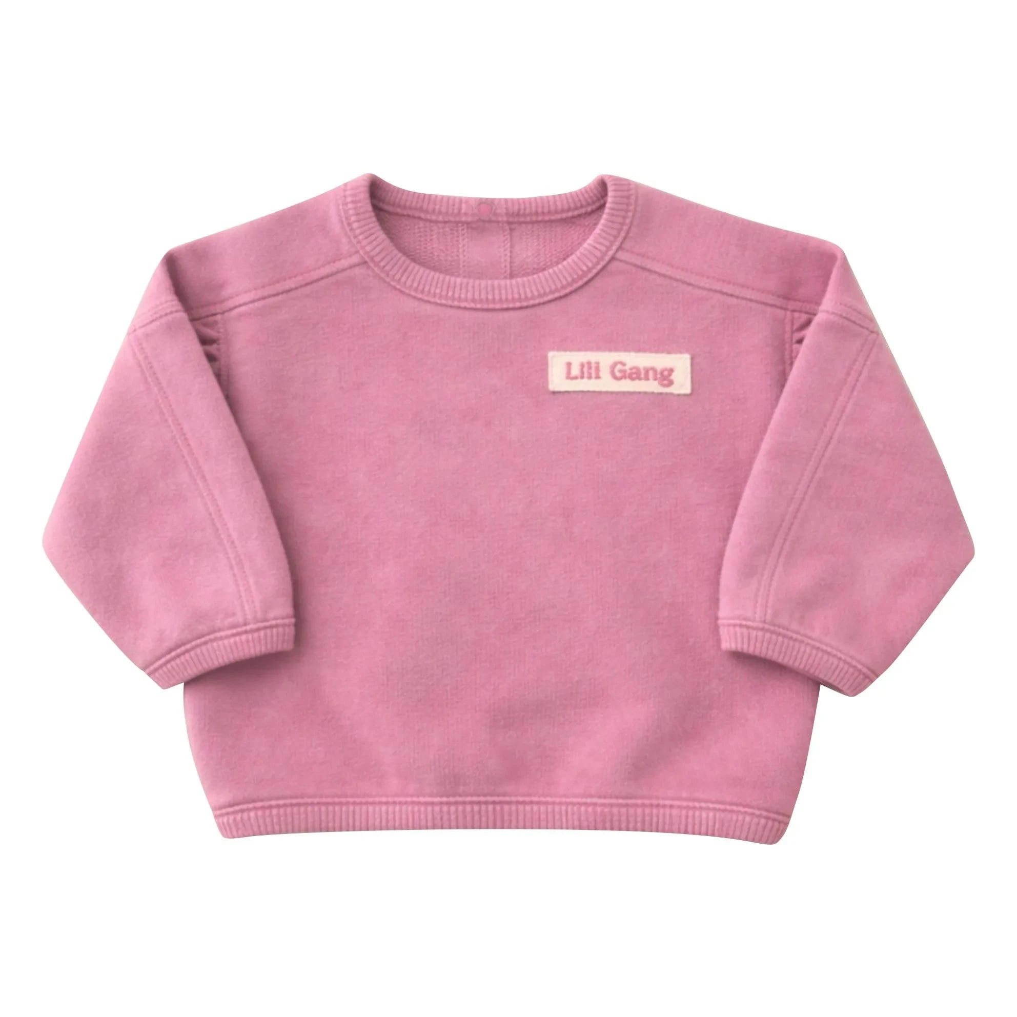 Lililotte - Salomé organik pamuk sweatshirt | Toz Pembe