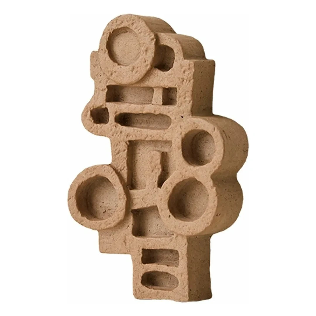 HKliving - Arte de pared brutalista de terracota | Terracota