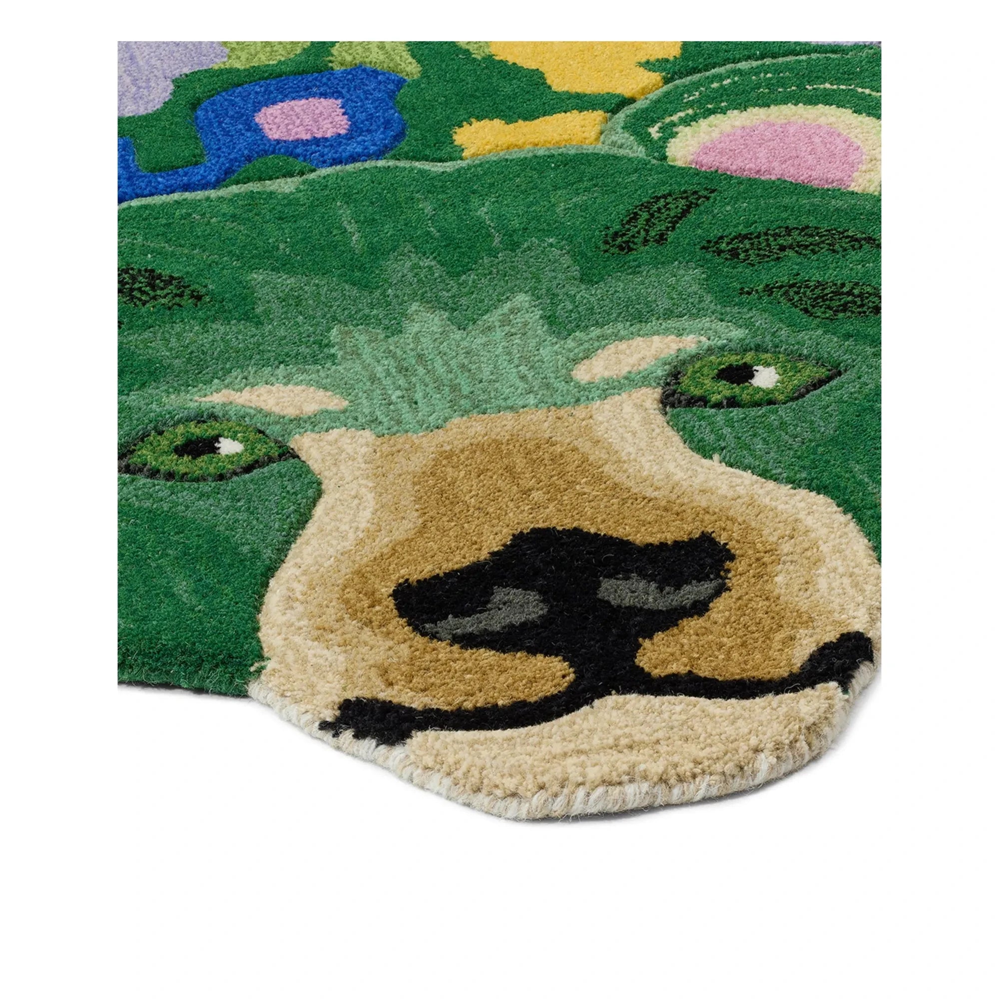 Doing Goods - Wool bear rug Josie Jardin | Yeşil