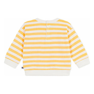 Petit Bateau - Terry Çizgili Sweatshirt | Sarı