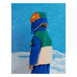 Halcyon Nights - Chaqueta sherpa con mangas desmontables | Azul real