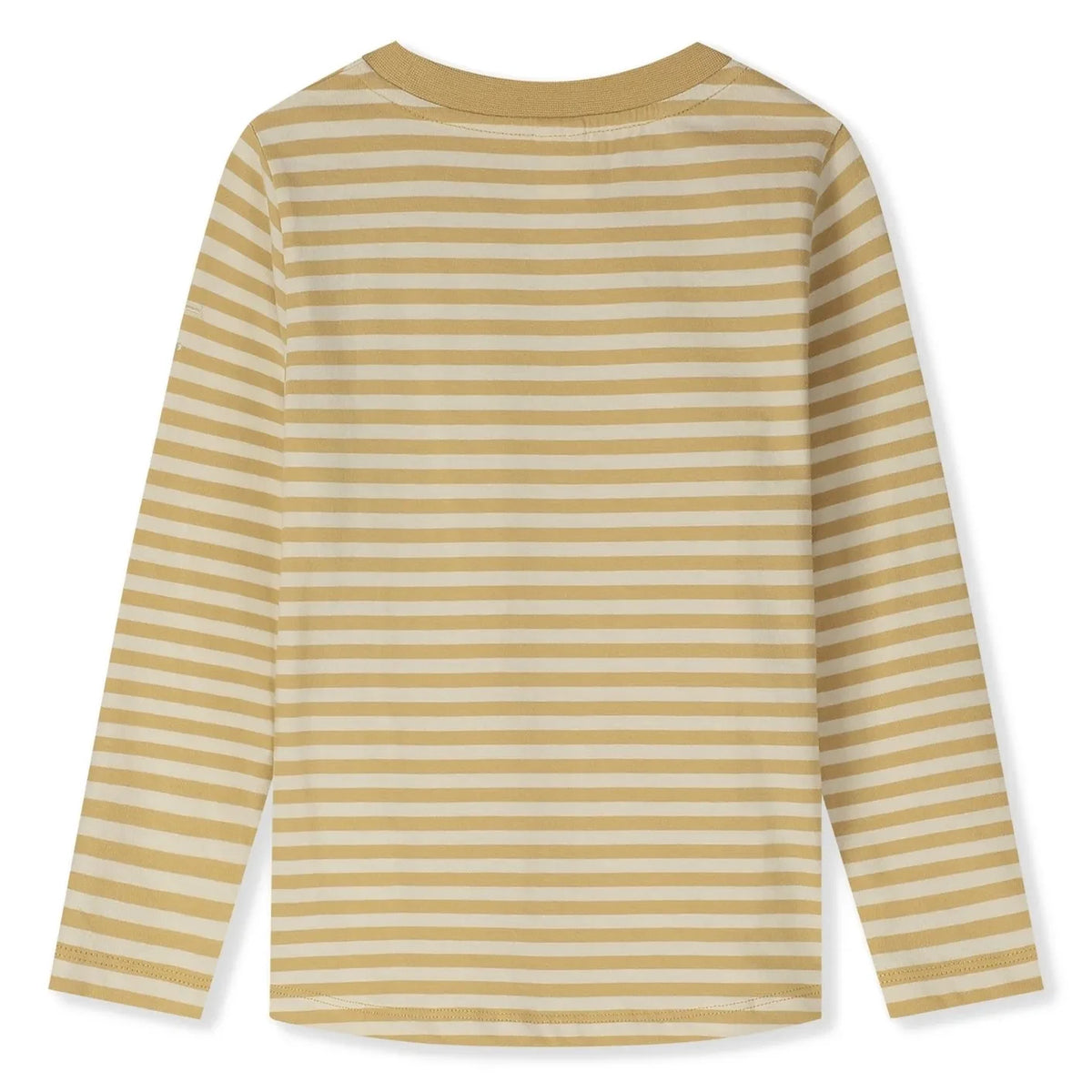 Gray Label - Camiseta de algodón orgánico a rayas | Ocre