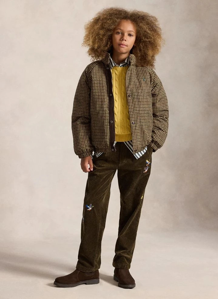 Ralph Lauren - Bomber Kareli | Kahverengi