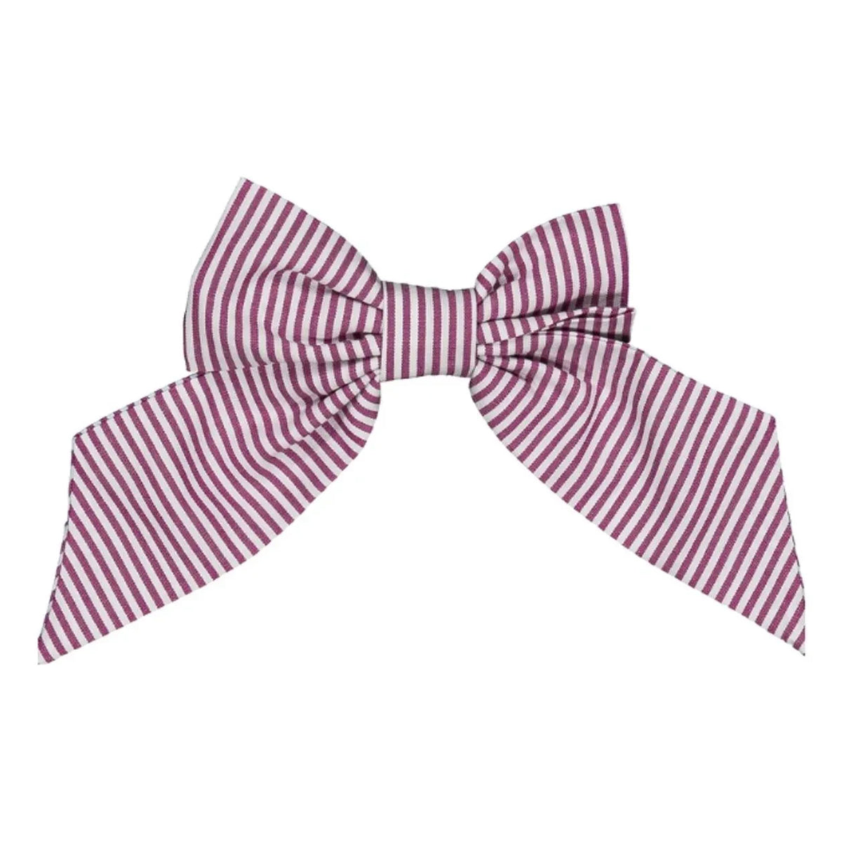 Loir - Carlotta Striped Bow Hair Clip | Purple