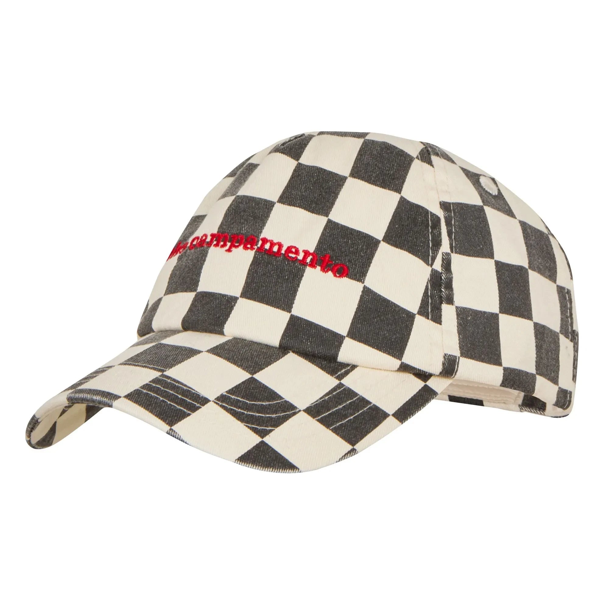 The Campamento - Damier şapka | Ecru