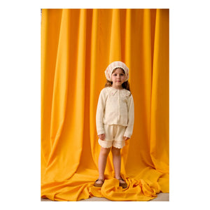 Louise Misha - Pointelle Mynalette Yelek | Krem
