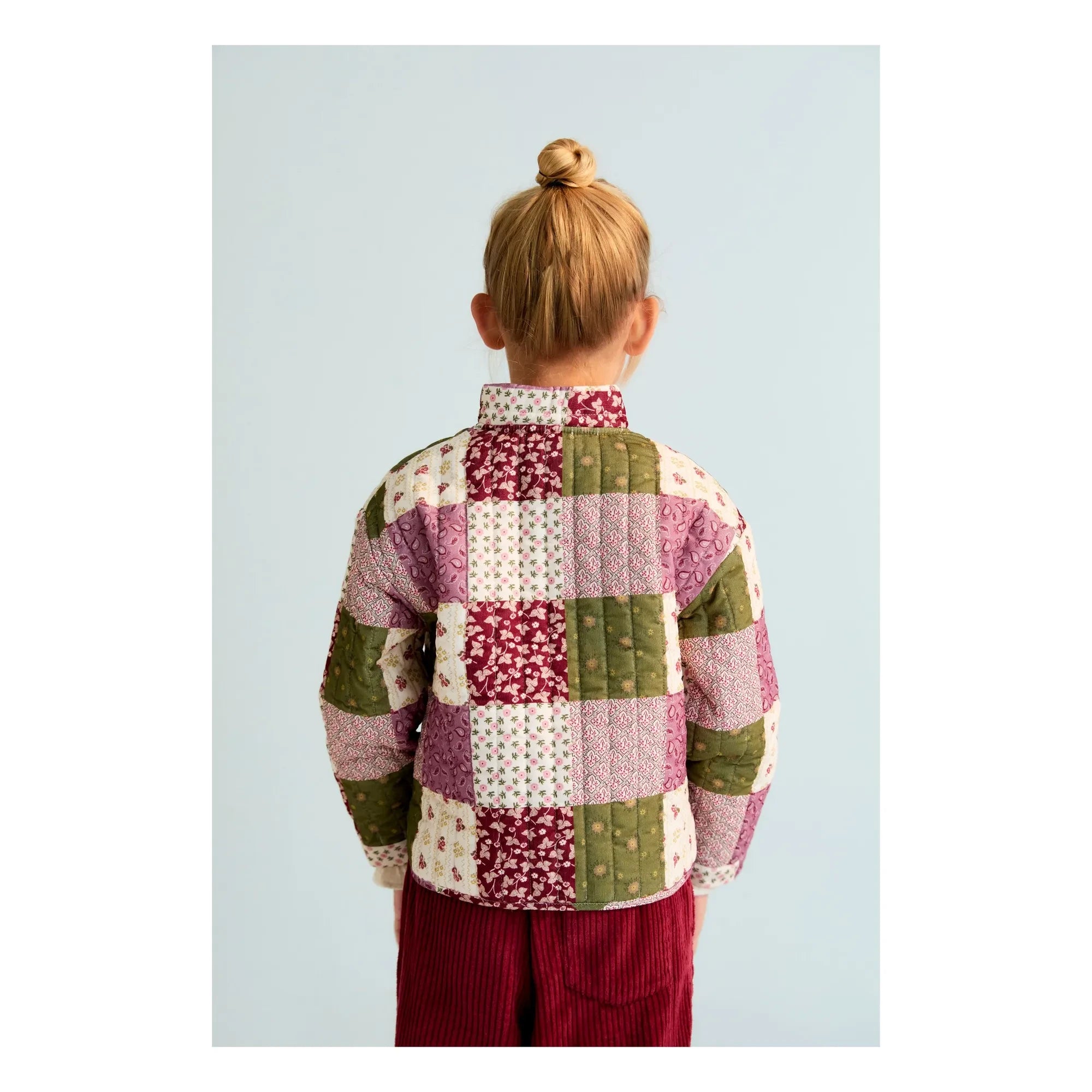 the new society - Melba Patchwork Jacke | Rosa