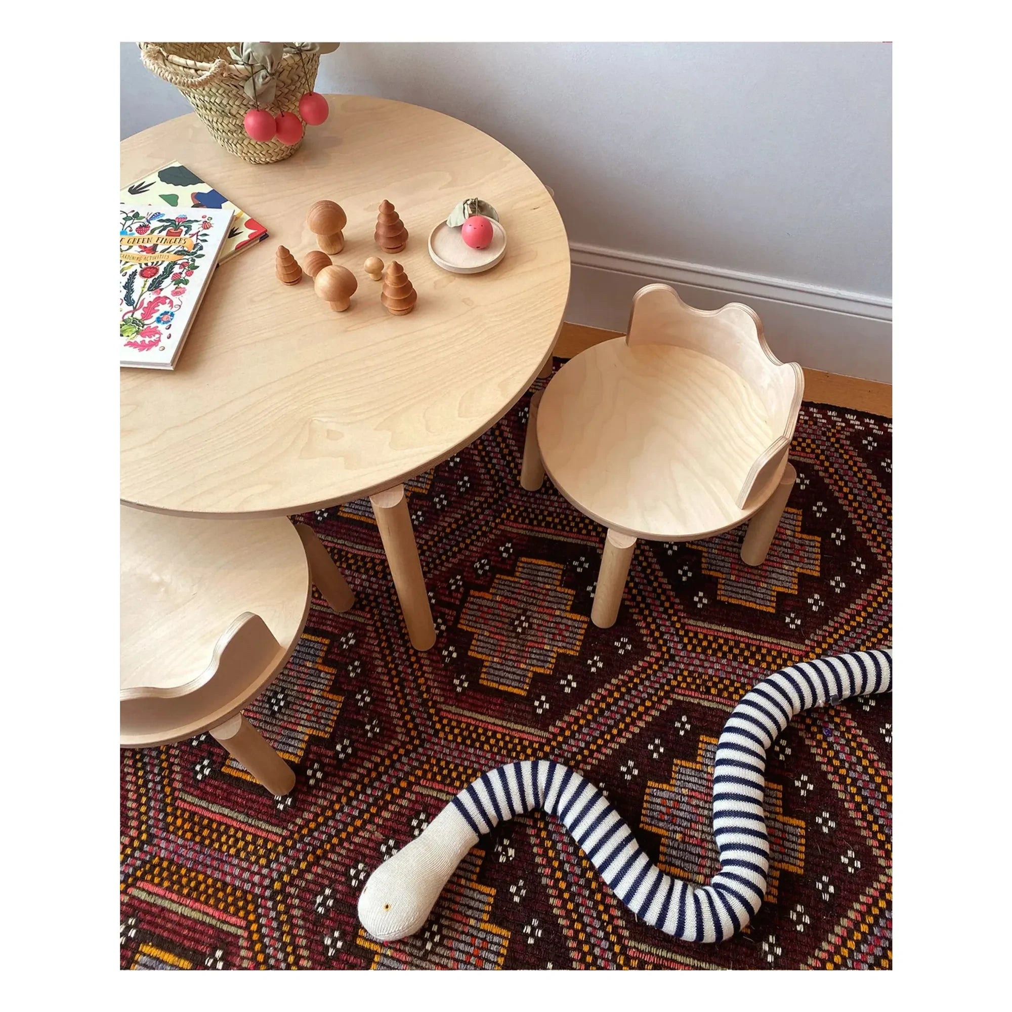 Oeuf NYC - Moss Stühle - 2er Set | Helles Holz