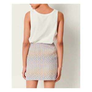 Sessùn - D Ripp-Top | Optisches Weiß