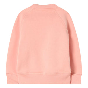 The Animals Observatory - Baby Shark Sweatshirt mit Gesichtsdruck | Rosa