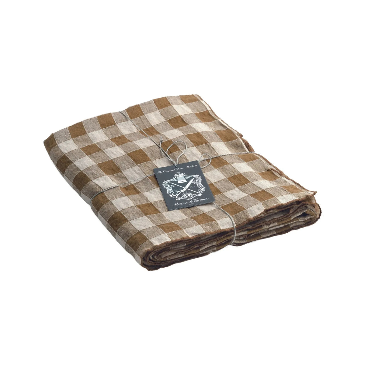 Maison de Vacances - Bourdon Vintage Canvas Tablecloth | Havana