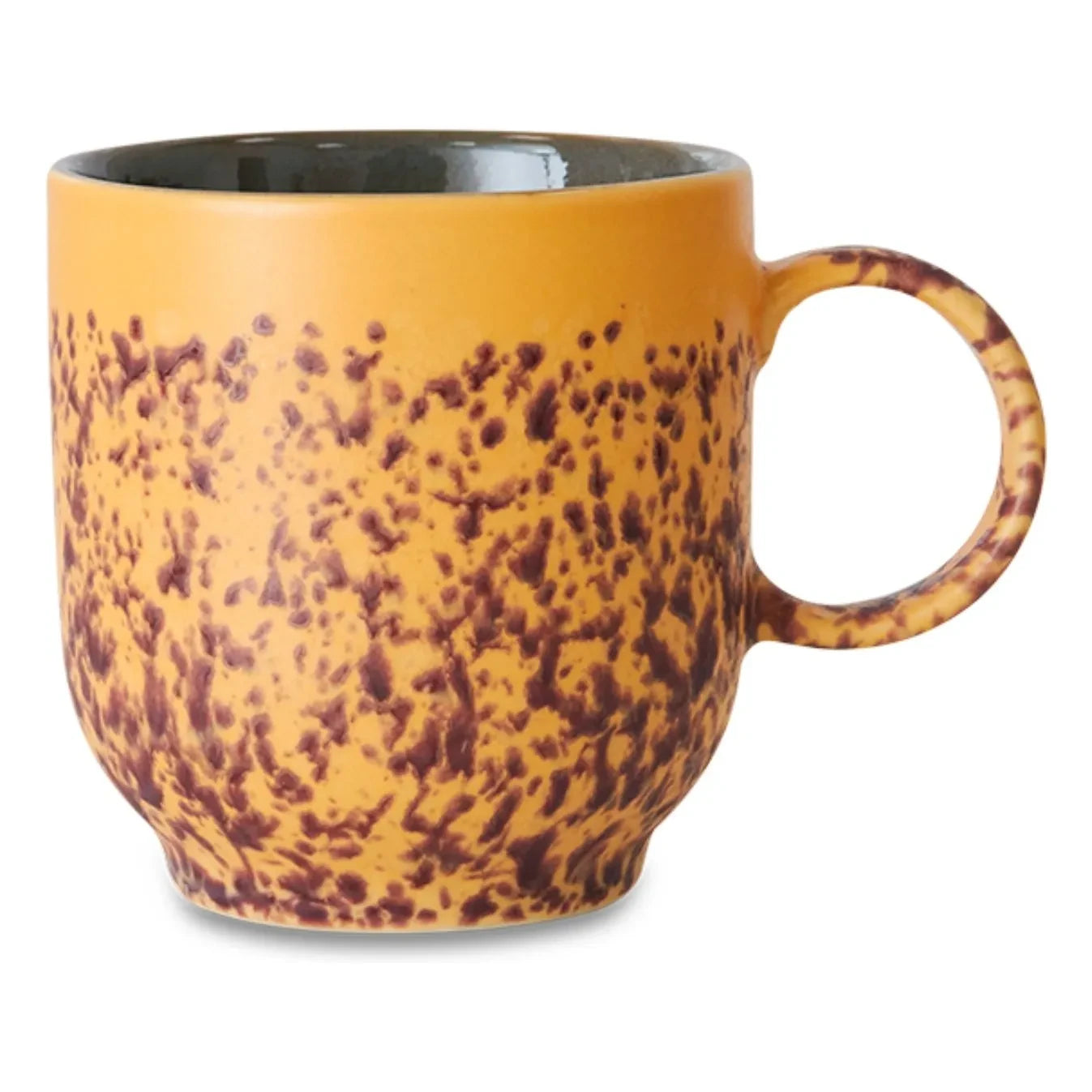 HKliving - Stoneware kahve fincanı | Turuncu