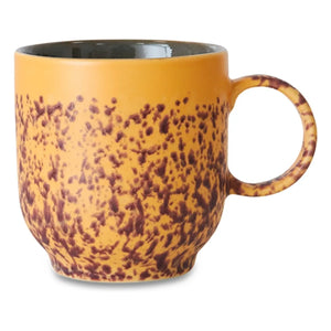 HKliving - Stoneware kahve fincanı | Turuncu