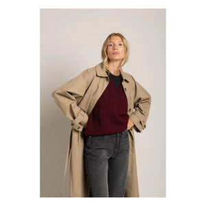 Smallable Woman - Elina Sleeveless Merino Wool Sweater | Maroon