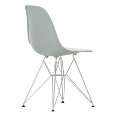 Vitra - DSR Plastic Chair - Chrome Frame - Charles & Ray Eames | Light Gray