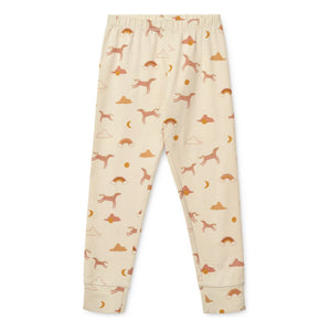 Liewood - Pijama Wilhelm Dream de algodón orgánico | Crema