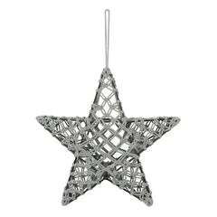 Numero 74 - Macrame Star Lamp | Silver Grey S019