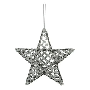 Numero 74 - Macrame Star Lamp | Silver Grey S019