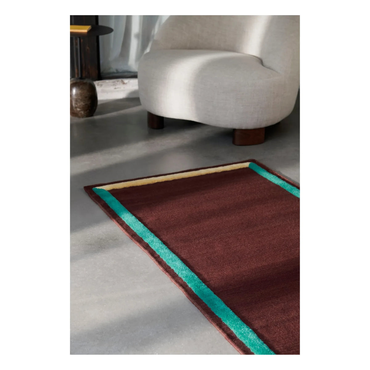 & Tradition - Alfombra enmarcada | Burdeos