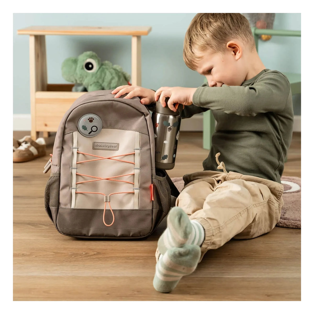 Done by deer - Junior Trails backpack | Brown