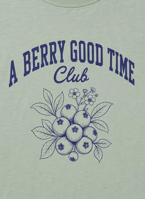 Hundred Pieces - Luna Blueberry Tişört | Yeşil