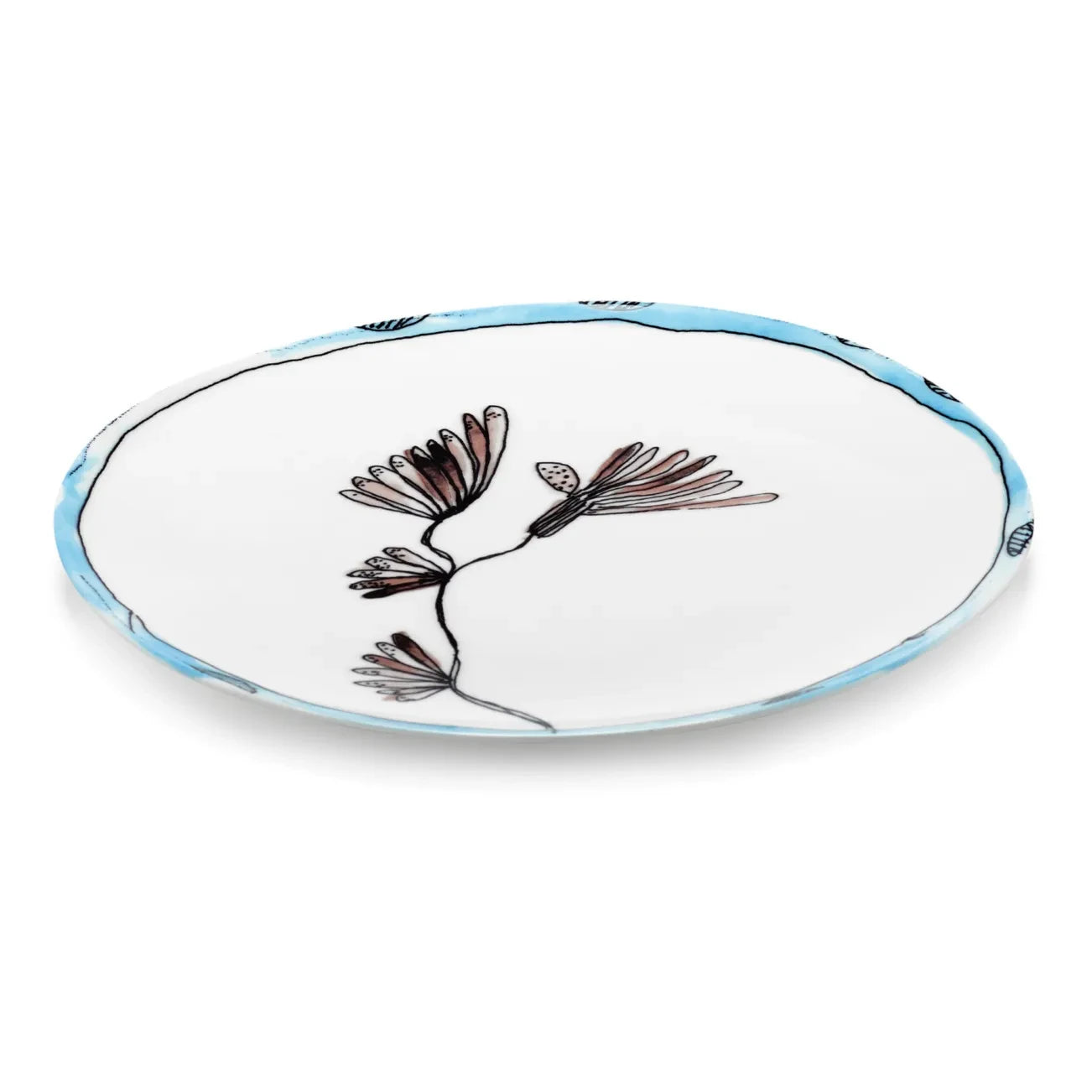 Serax - Plates Camelia, Serax for Marni - 2'li Set | Patlıcan Moru