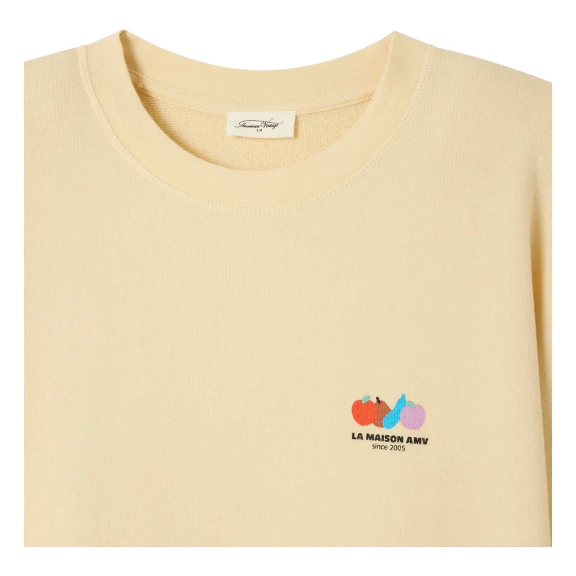 American Vintage - Atubay Baumwoll-Sweatshirt | Ecru