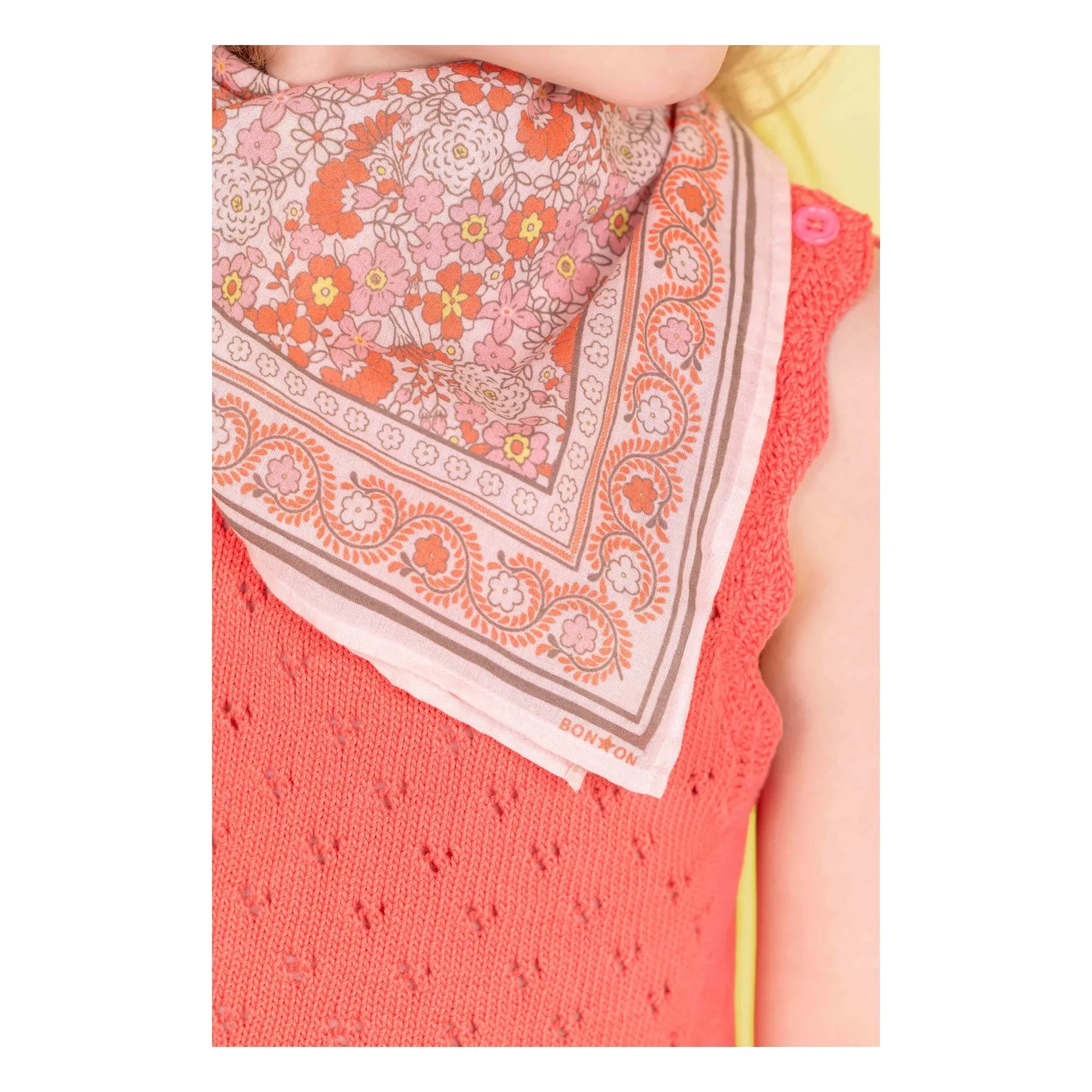 Bonton - Pañuelo Fleuri 25 Años | Rosa
