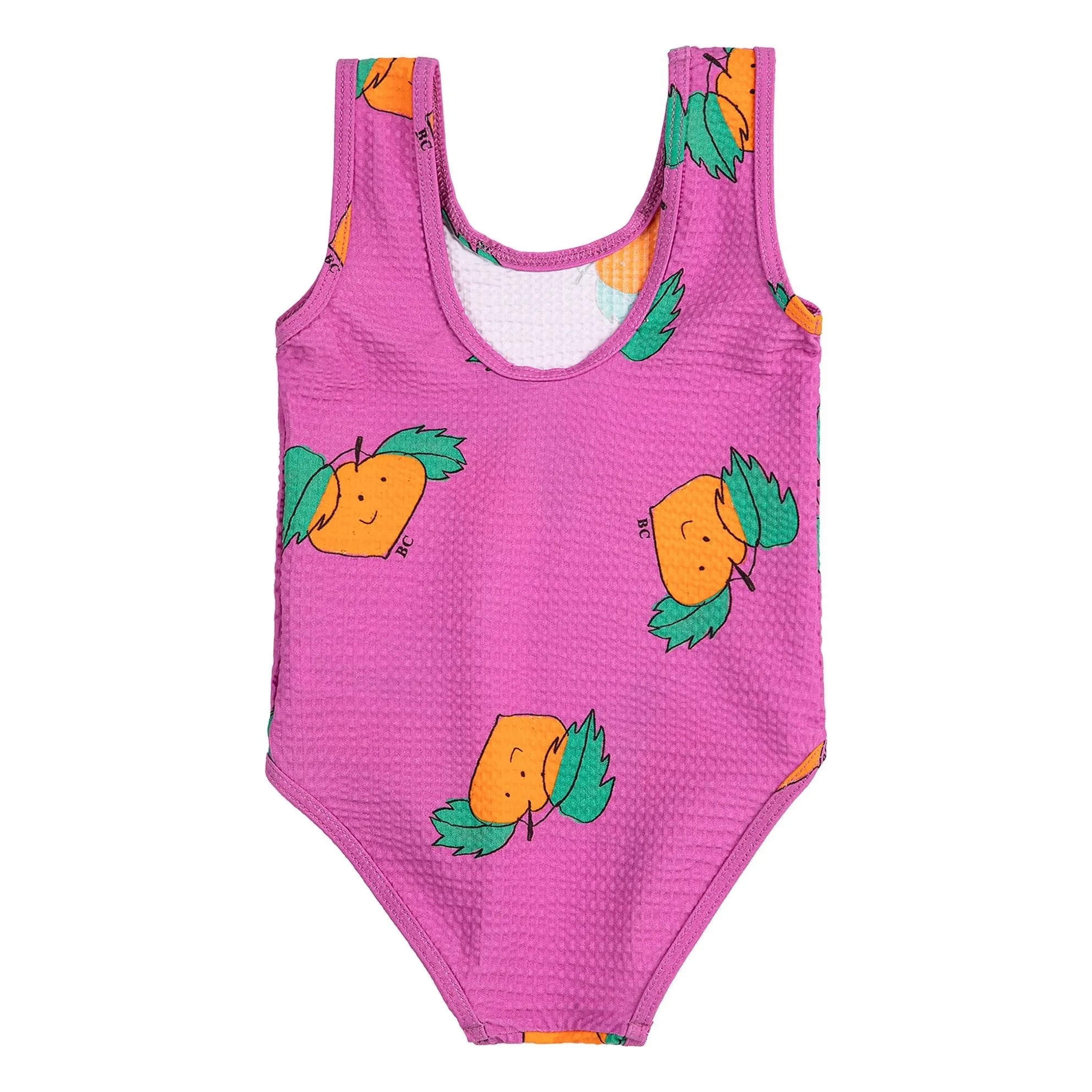 Bobo Choses - Orange Baby-Badeanzug aus recycelter Faser | Lila