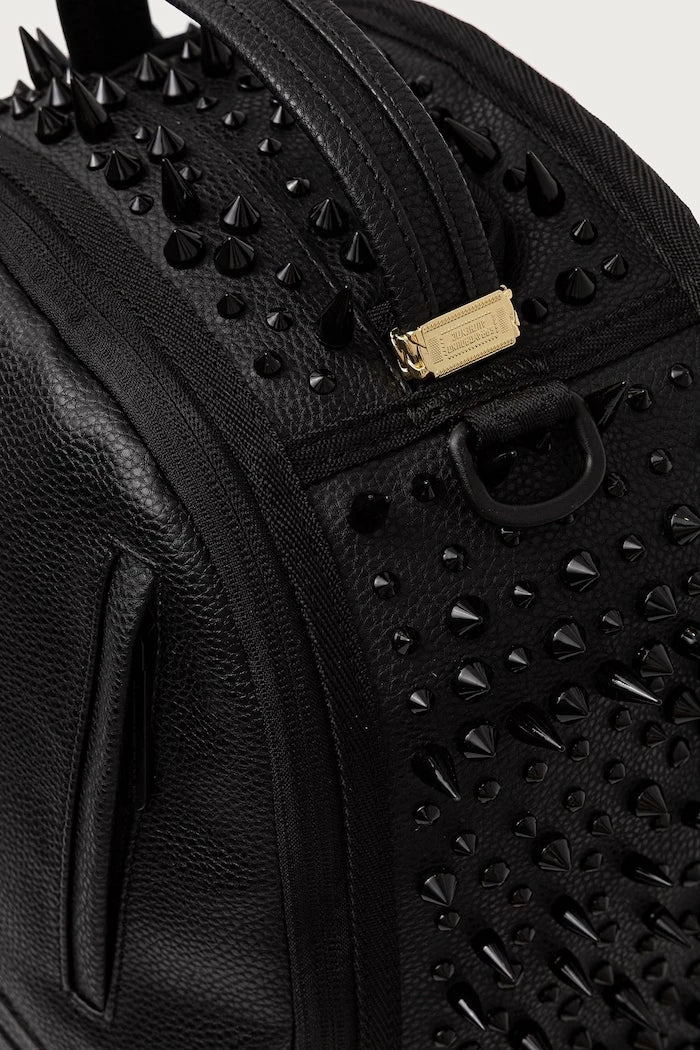 Sprayground - Black Faux Leather Backpack 910B8362NSZ