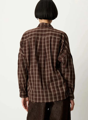 Sessùn - Camicia in cotone Booklyn | Moka