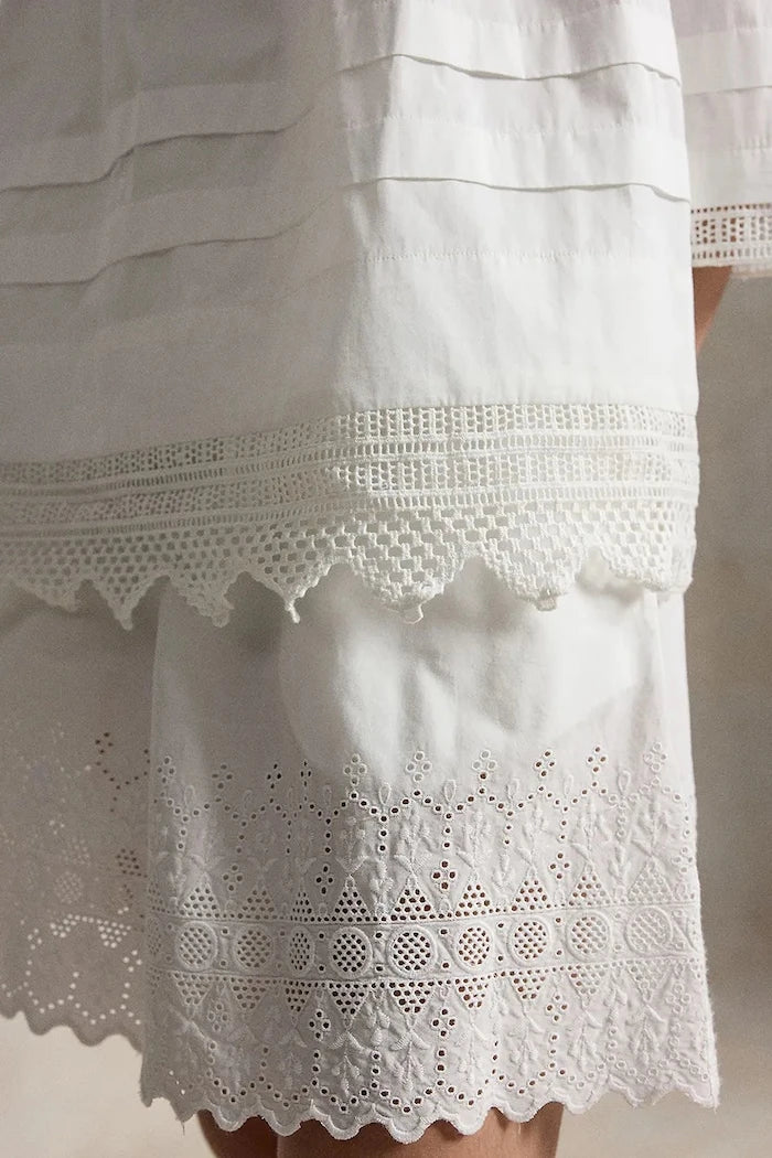 Blusa de algodón para mujer Polo Ralph Lauren