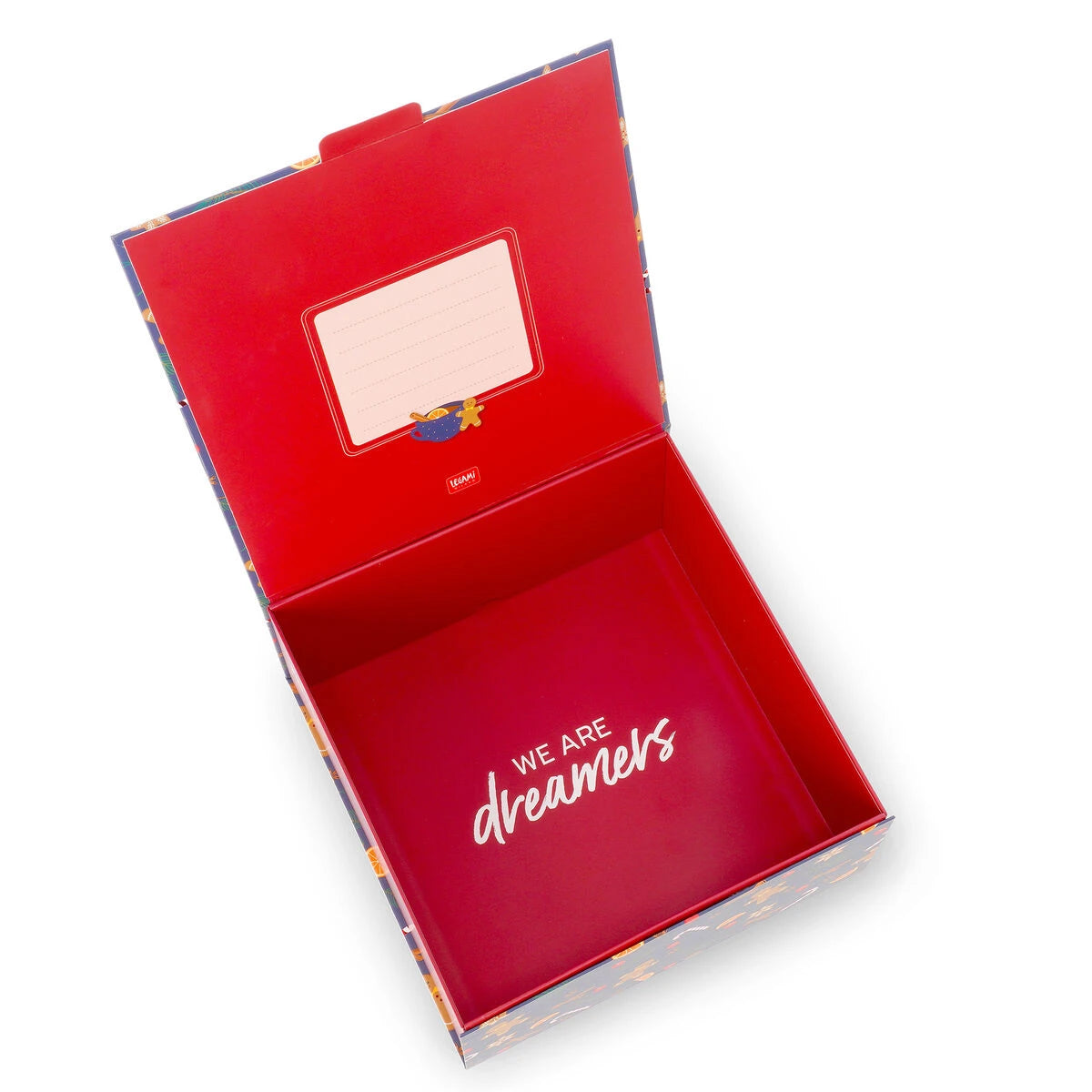 Legami - Medium Noel Gift Box - Gingerbread - Retail Box