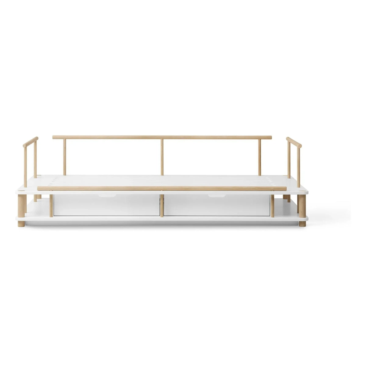 Oliver Furniture - Meşe kamp banklı yatak