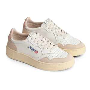 Autry - Medalist Düşük Deri/Süet Sneakers | Soluk Pembe