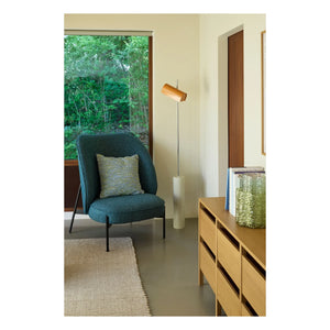 Hübsch - Orangefarbene Reflektor-Stehlampe