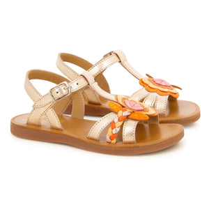 Pom d'Api - Sandalias Plagette Alto | Oro rosa