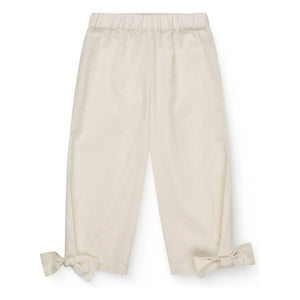 Copenhagen Colors - Organic Cotton Bow Detail Pants | Cream