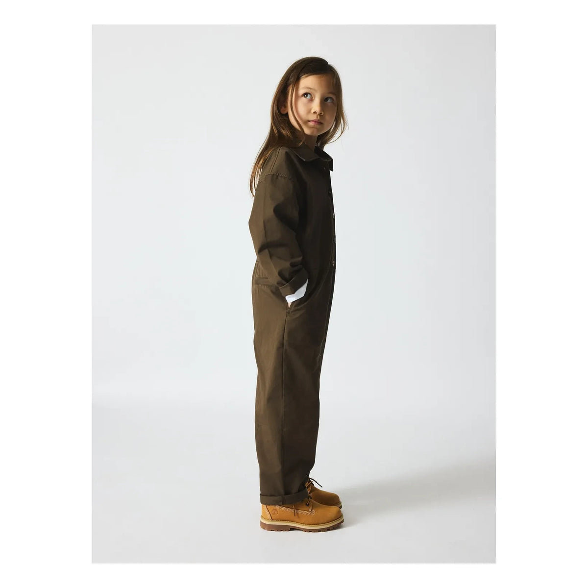 brunobruno nation - Larry Bio-Baumwoll-Overall | Braun