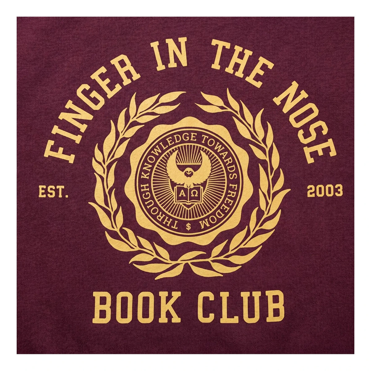Finger in the nose - Blow Organik Pamuklu Sweatshirt | Koyu Kahverengi