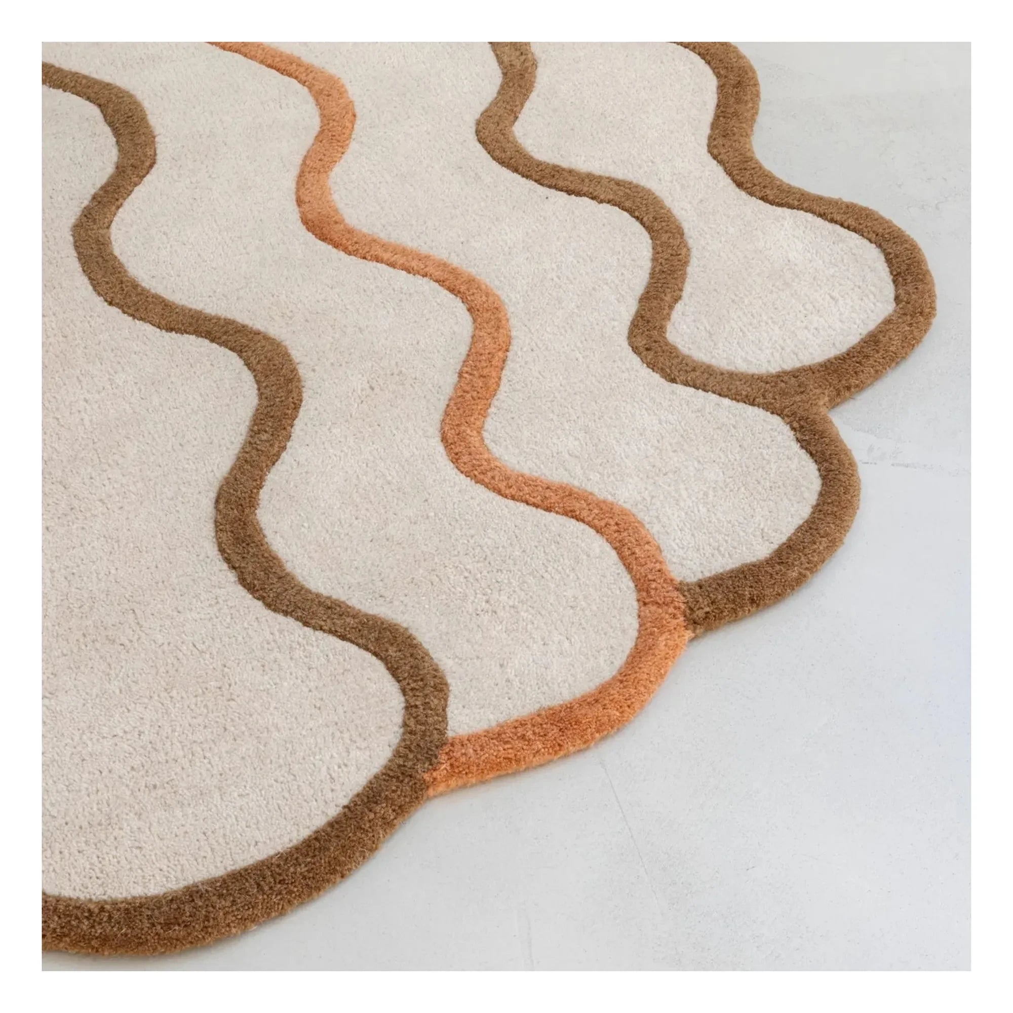 Edito - Wollteppich Shell | Beige