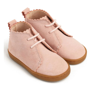 Lazare - Feston Raoul Suede Lace-Up Sneakers | Powder Pink