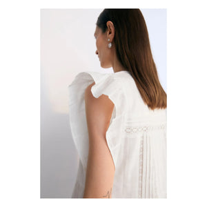the new society - Corfu Kleid - Damenkollektion | Weiß