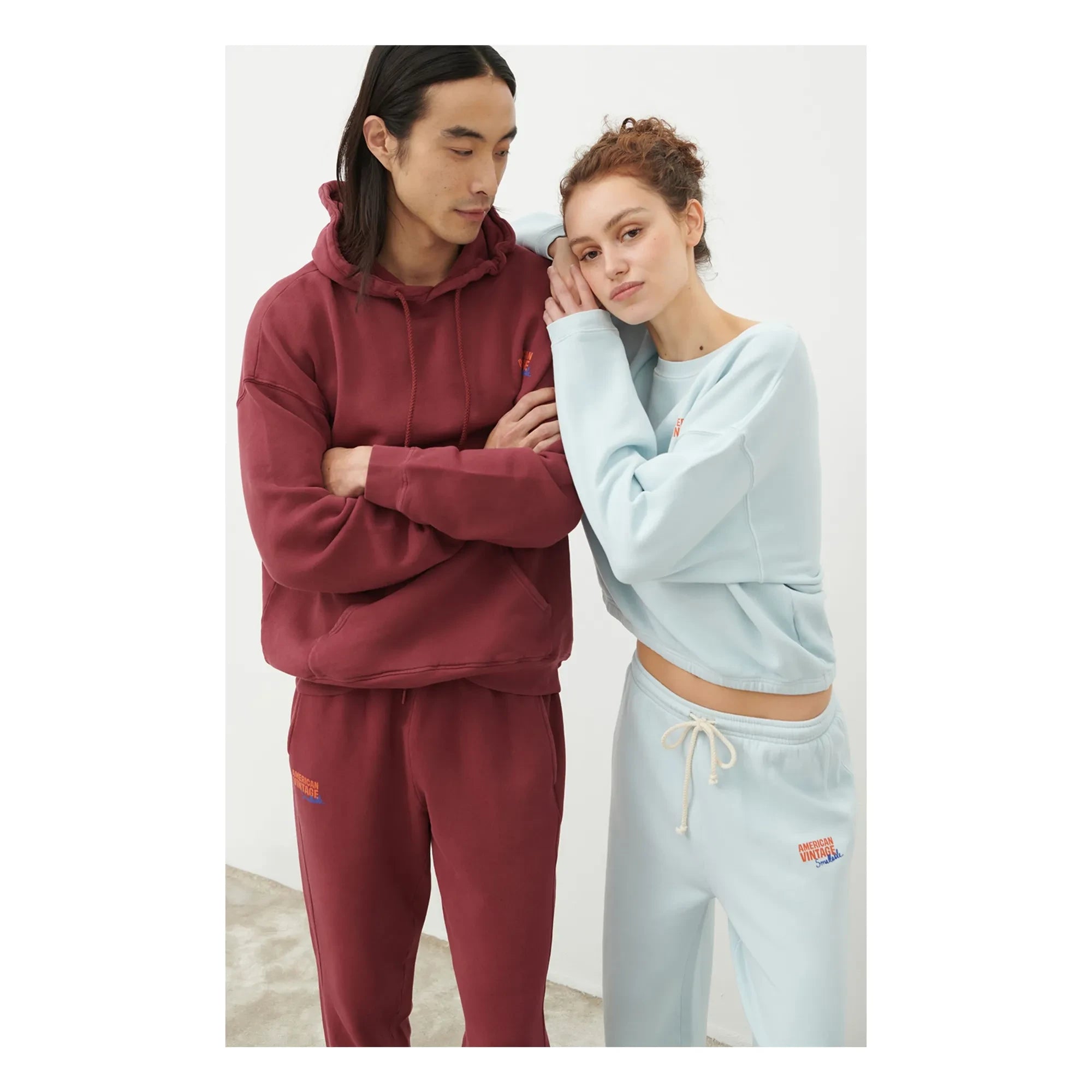 American Vintage - American Vintage X Smallable Collaboration - Izubird Hoodie | Crimson